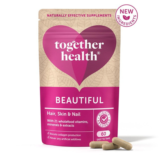 Together Health beauty supplement for hair skin nails, imported from the UK