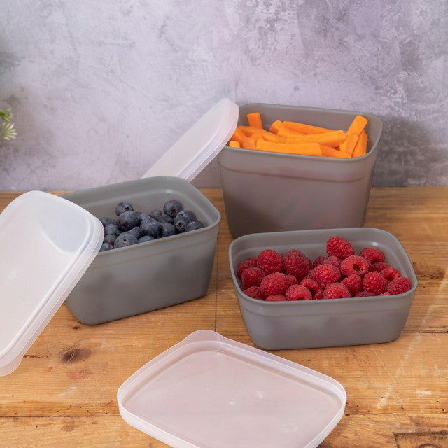 Natural Elements eco stackable food container set, imported from the UK