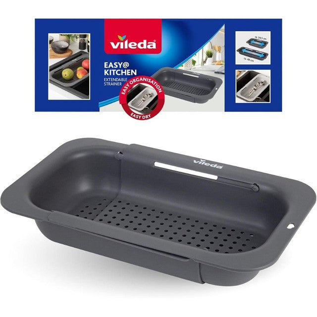 Vileda Sinkside Extending Strainer Grey (British brand)