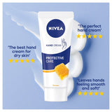 Nivea Beeswax Hand Cream with honey 75ml, imported from the UK