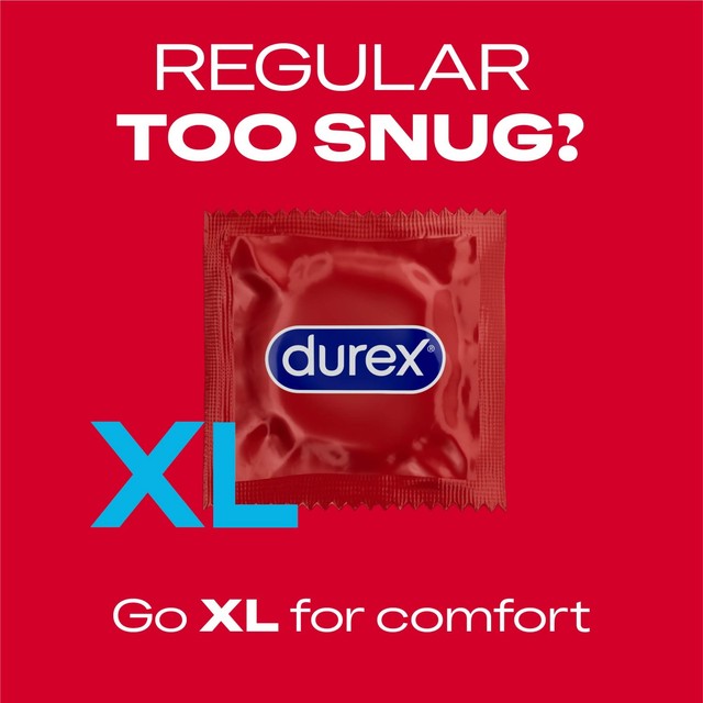 Durex Thin Feel XL Wide Fit Condoms 12 Pack - British product
