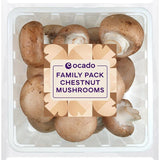 Ocado family pack chestnut mushrooms 485g, imported from the UK