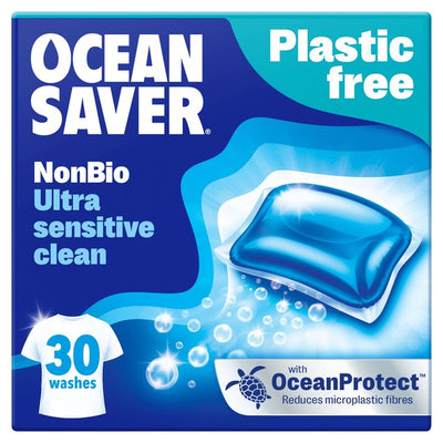 M&S OceanSaver Plastfri Non-Bio Vaskekapsler for sensitiv hud 30 kapsler - Kjøp online hos McGrocer