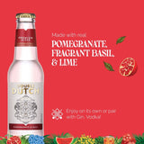 Double Dutch Pomegranate & Basil Mixers 200ml - British product