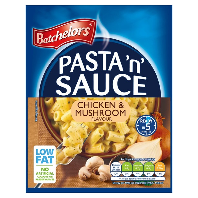 Batchelors Chicken & Mushroom pasta sachet 110g - British product