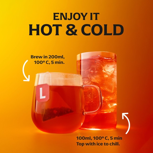 Lipton Berry Bliss fruit tea bags, imported from the UK