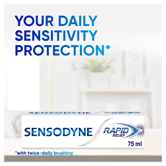 Sensodyne Rapid Relief Sensitive Toothpaste Original Mint 75ml