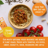 Wildly Tasty veggie bolognese sauce frozen pack - British product
