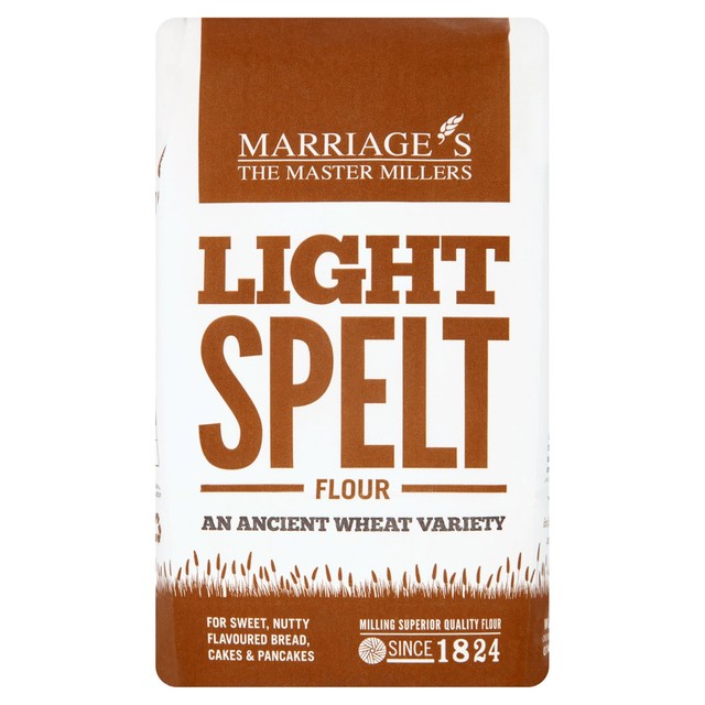 Marriage's Light Spelt Flour 1kg, imported from the UK
