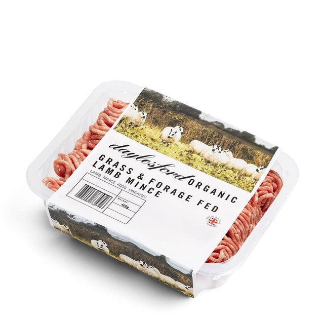 Daylesford Bio-Lammhackfleisch von Weidelamm, 400 g – Britisches Produkt