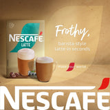 Nescafe Gold Latte instant coffee 7 sachets, imported from the UK