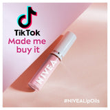 Nivea Rose Lip Oil 5.5g, imported from the UK