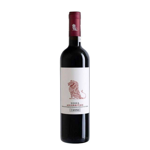 Cavino Agiorgitiko PDO Nemea red wine, imported from the UK
