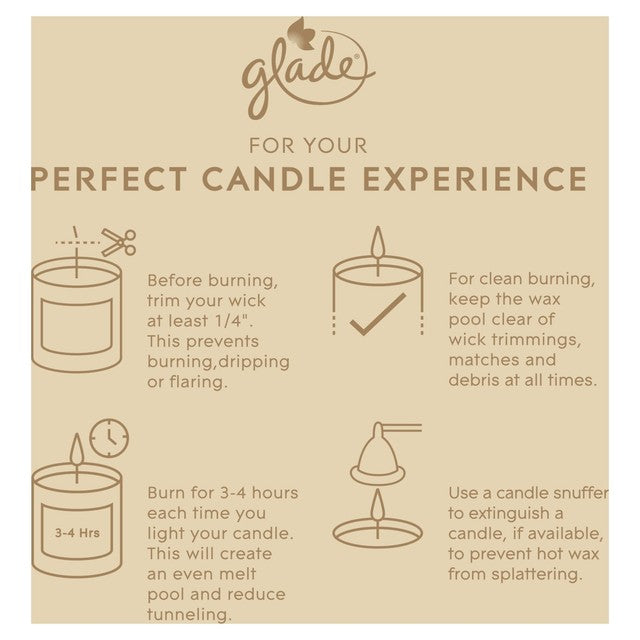 Glade scented candle Relaxing Zen 112g, UK version