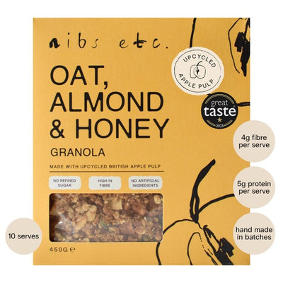 nibs etc. Oat, Almond & Honey Breakfast Granola 450g