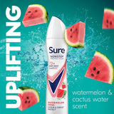 Sure Women's Anti-Perspirant Deodorant Spray Watermelon Fresh 250ml (British brand)