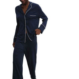 Autograph Women's Cotton Modal Revere Pyjamas Navy XL, imported from the UK