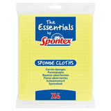 Spontex Essentials Sponge Cloths 4 Pack (British brand)