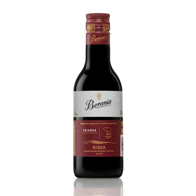 Beronia Rioja Crianza red wine 187ml bottle - British product