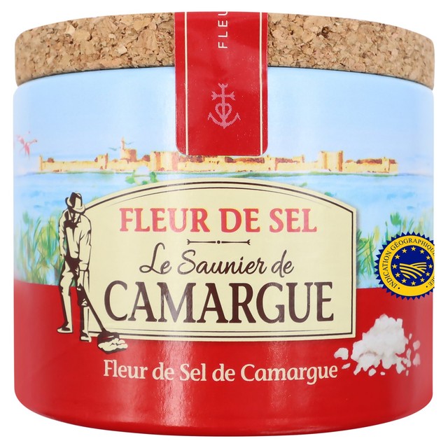 Saunier de Camargue Fleur de Sel sea salt 125g (British brand)