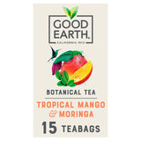 Good Earth Tropical Moringa Mango tea bags 15 count, UK version