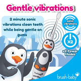 Brush-Baby kids electric toothbrush Percy Penguin - British product
