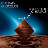 Lindt dark sea salt chocolate bar 100g, UK version