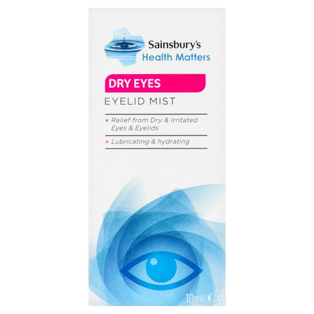 Sainsburys Health Matters Dry Eyes Eyelid Mist 10ml