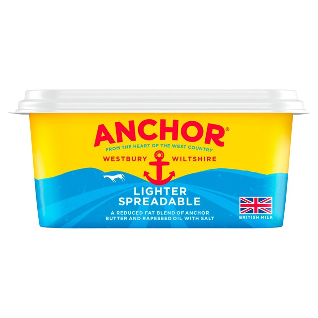 Anchor Lighter Spreadable Butter tub, UK version