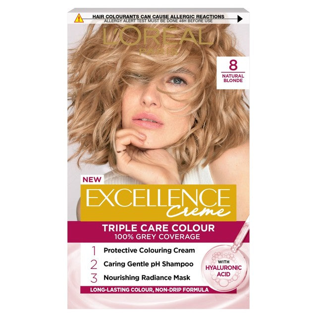 L'Oreal hair dye Natural Blonde 8, UK version