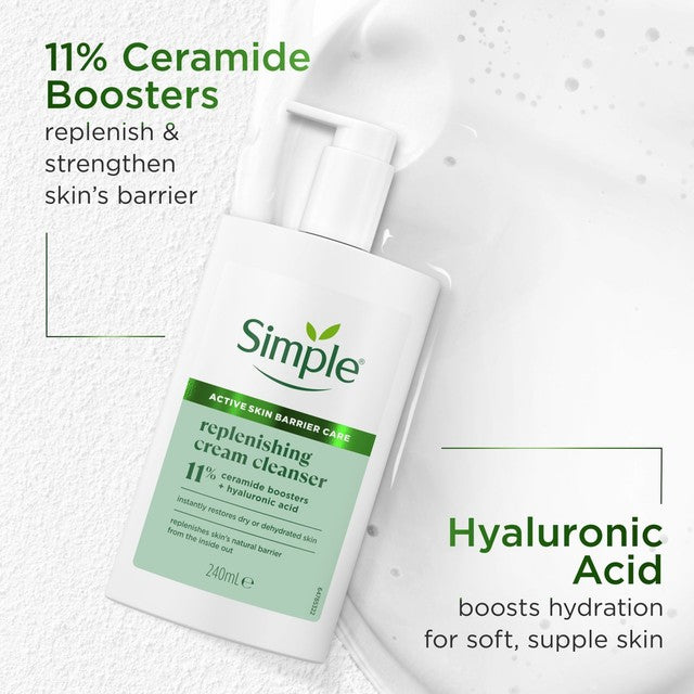 Simple cream cleanser 230ml (British brand)