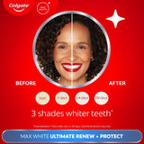 Colgate Max White Ultimate Renewal whitening toothpaste 75ml - British product