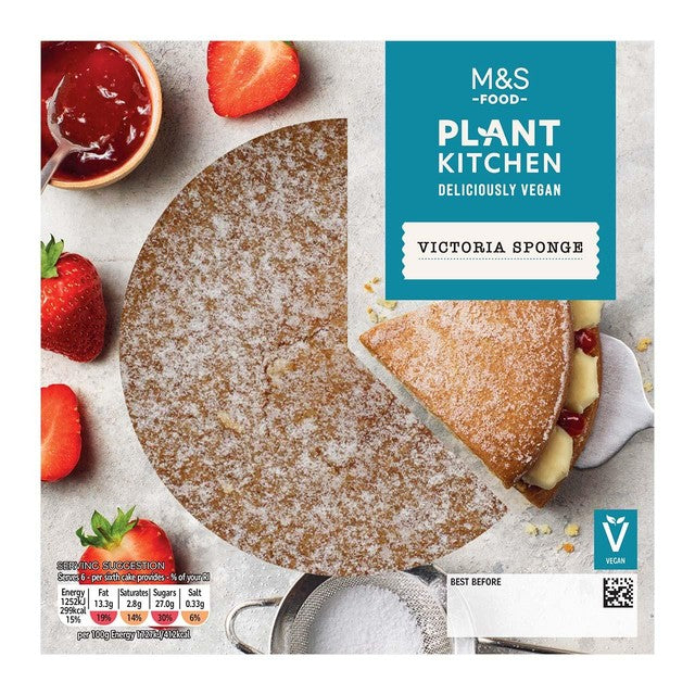 M&S Victoria sponge cake 435g, imported from the UK