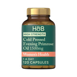 Holland & Barrett High Strength Cold Pressed Evening Primrose Oil 120 capsules, UK version