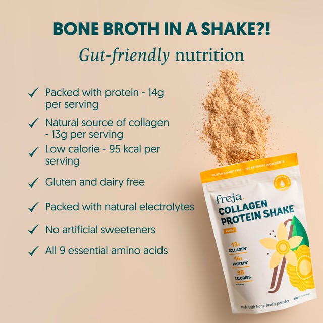 Freja Vanilla Collagen Protein Shake 300g - British product