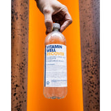 Vitamin Well elderflower and peach flavoured vitamin water 500ml (British brand)