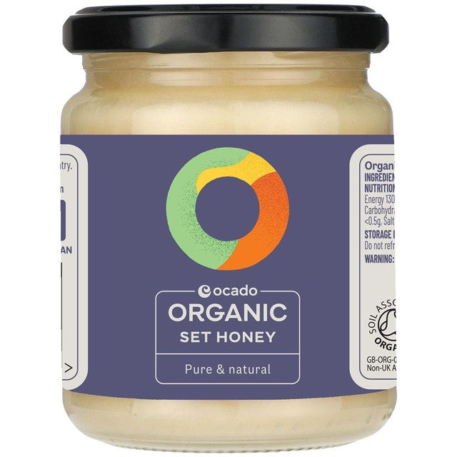 Ocado Organic Set Honey 340g, imported from the UK