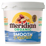 Meridian Organic Smooth Peanut Butter 1000g, imported from the UK