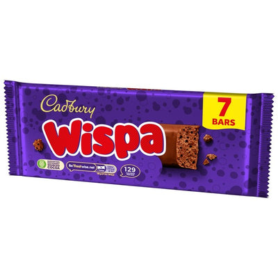 عبوة متعددة من ألواح شوكولاتة Cadbury Wispa 7 × 24 جم من M&S - اشترِ عبر الإنترنت من McGrocer