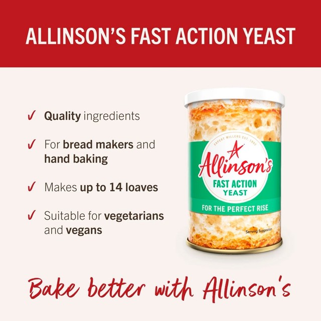 Allinson's Easy Bake Yeast 100g - British product