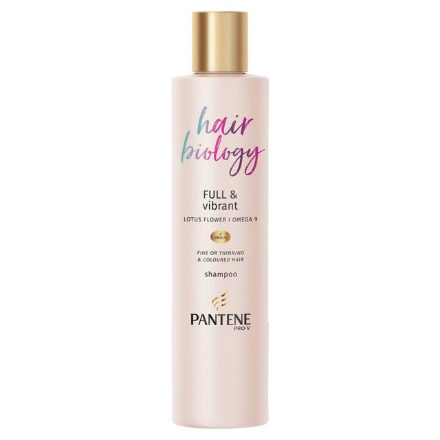Pantene Full & Vibrant Shampoo 250ml, imported from the UK