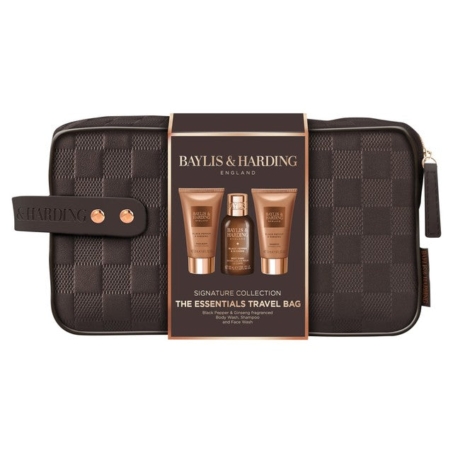 Baylis & Harding men's gift set with Black Pepper & Ginseng scent - British product