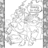 Igloo Books Disney Princess colouring set with pens, UK version