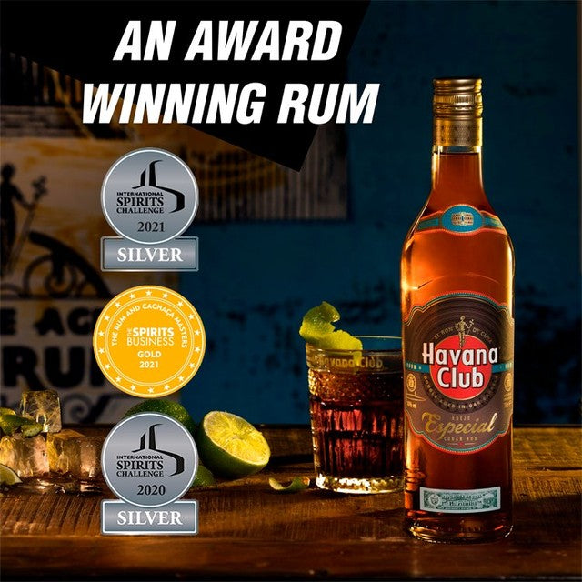 Havana Club Especial Golden Rum 70cl, UK version