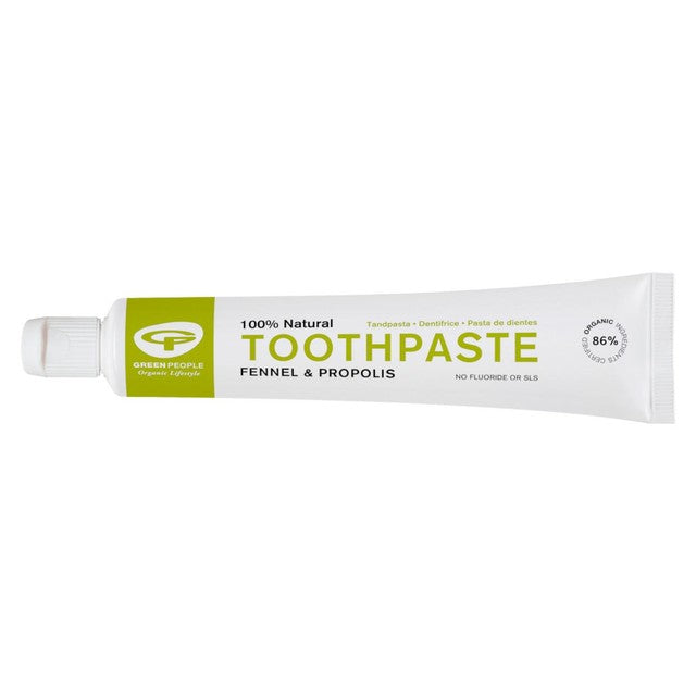 Green People toothpaste Fennel & Propolis 50ml, UK version