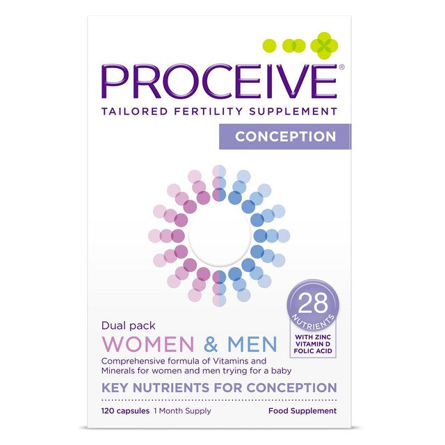 Proceive advanced fertility supplement 120 capsules imported from the UK