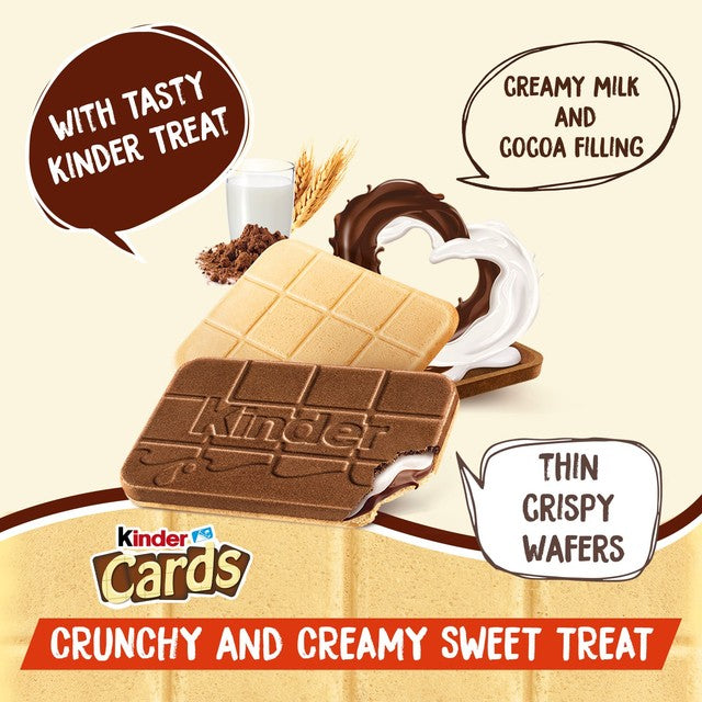 Kinder cocoa and milk wafer biscuits multipack (British brand)