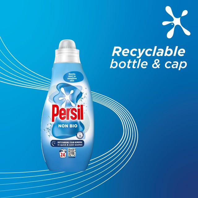 Persil Non Bio laundry detergent liquid 648ml, imported from the UK
