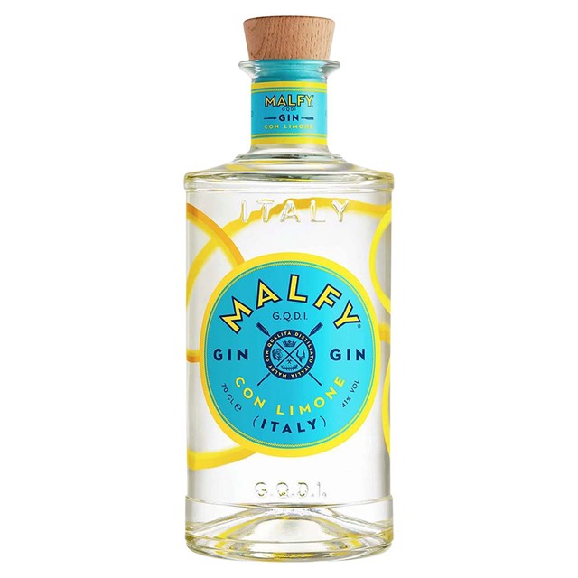 Malfy Gin Con Limone Lemon 70cl, imported from the UK