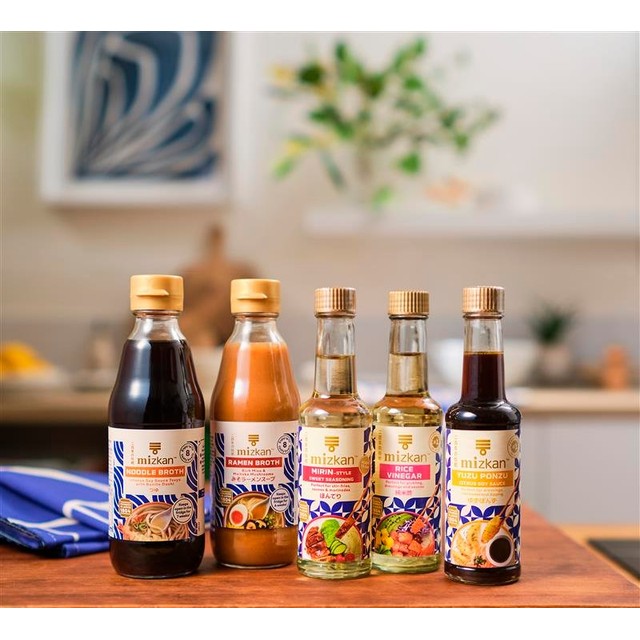 Mizkan ramen broth rich miso and maitake mushrooms 360ml, imported from the UK